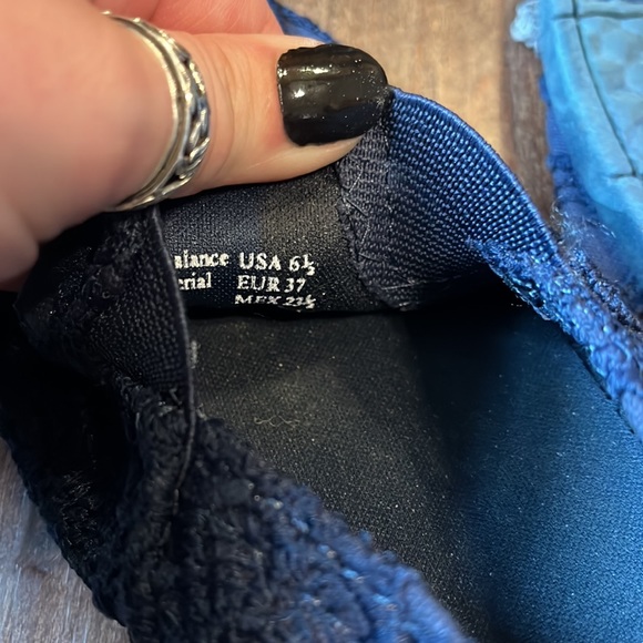 Airwalk Navy Lace Flats - Picture 3 of 4